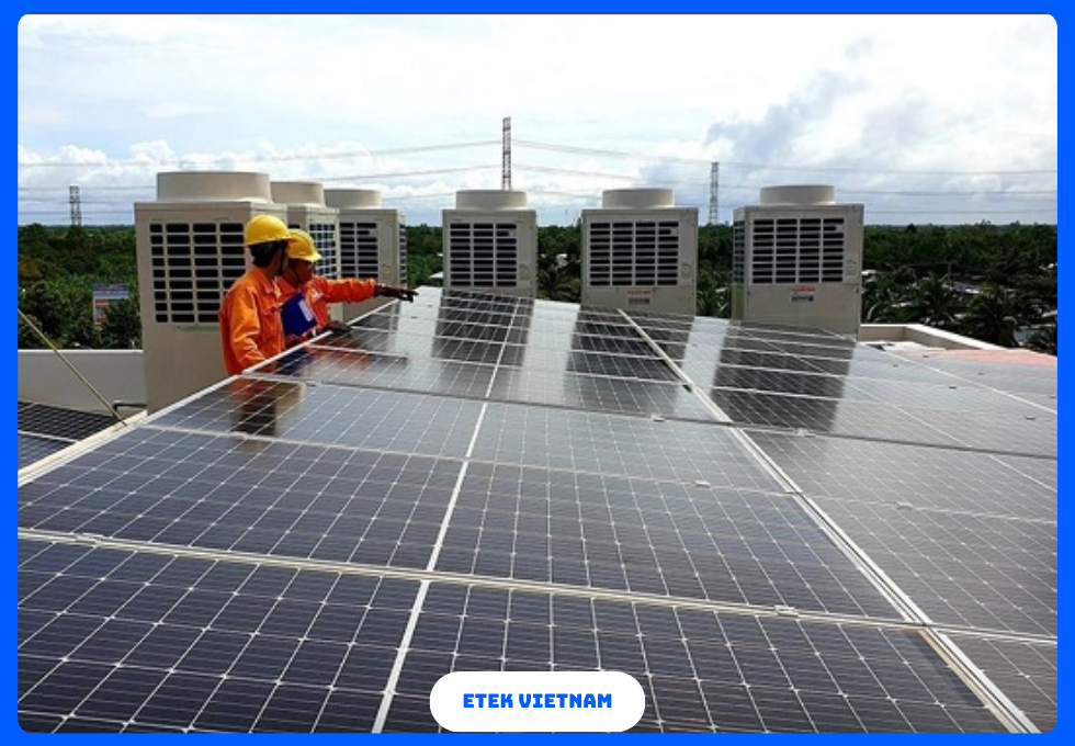 ĐIỆN MẶT TRỜI GIẢM PHÁT THẢI