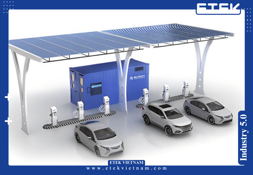 ĐIỆN MẶT TRỜI TRẠM SẠC XE ĐIỆN
